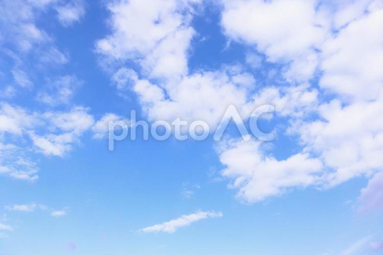 藍天白雲溫柔天空的清爽背景, 天空, 碧落, 天空, JPG