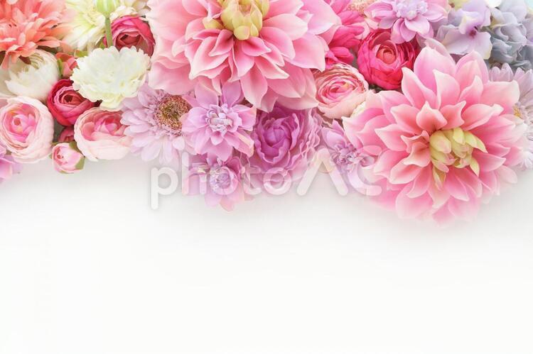 蓬鬆花卉框架粉紅色3, 框架, 花, 花束, JPG